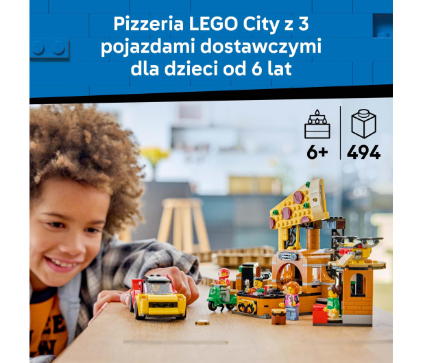 LEGO CITY 60496 Dostawa pizzy z pojazdami - 1529819 - zdjęcie 4